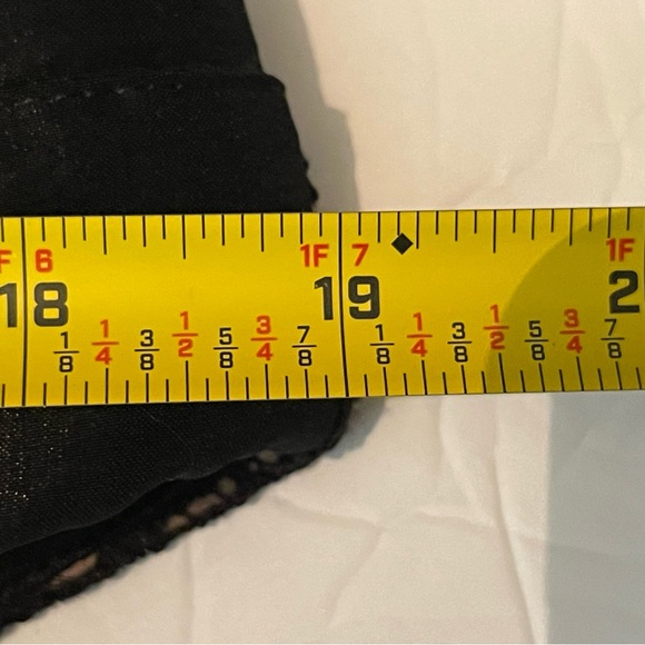 Onyx Nite Black Lace Rosette One Shoulder Party Event Dress NWT Size 14 - Picture 12 of 15